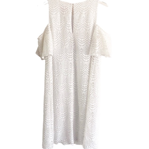 Lilly Pulitzer White Lace Cold Shoulder Dress - Picture 7 of 13